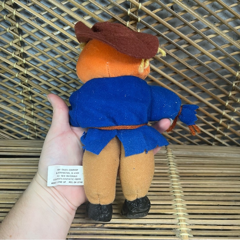 Vintage Scarecrow Plush Halloween Fall Decor NWT Halloween Creatures - Picture 4 of 4